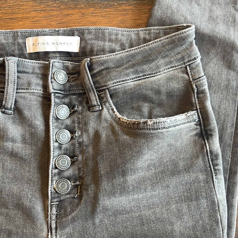 {Flying Monkey} High Rise Crop Skinny - Picture 4 of 6